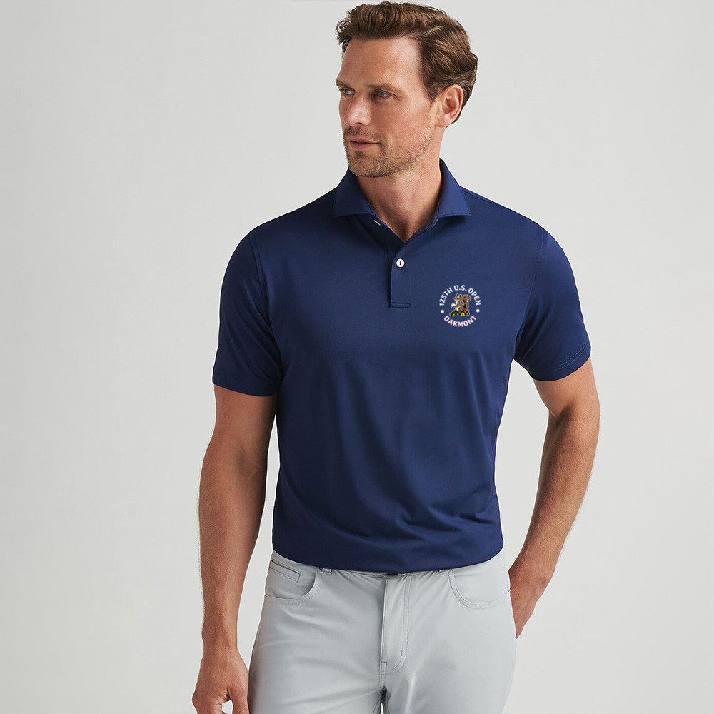 125th US Open Polo Shirt 2025 125th US Open Merch Golf Clothing Meaningful Father's Day Gifts-1