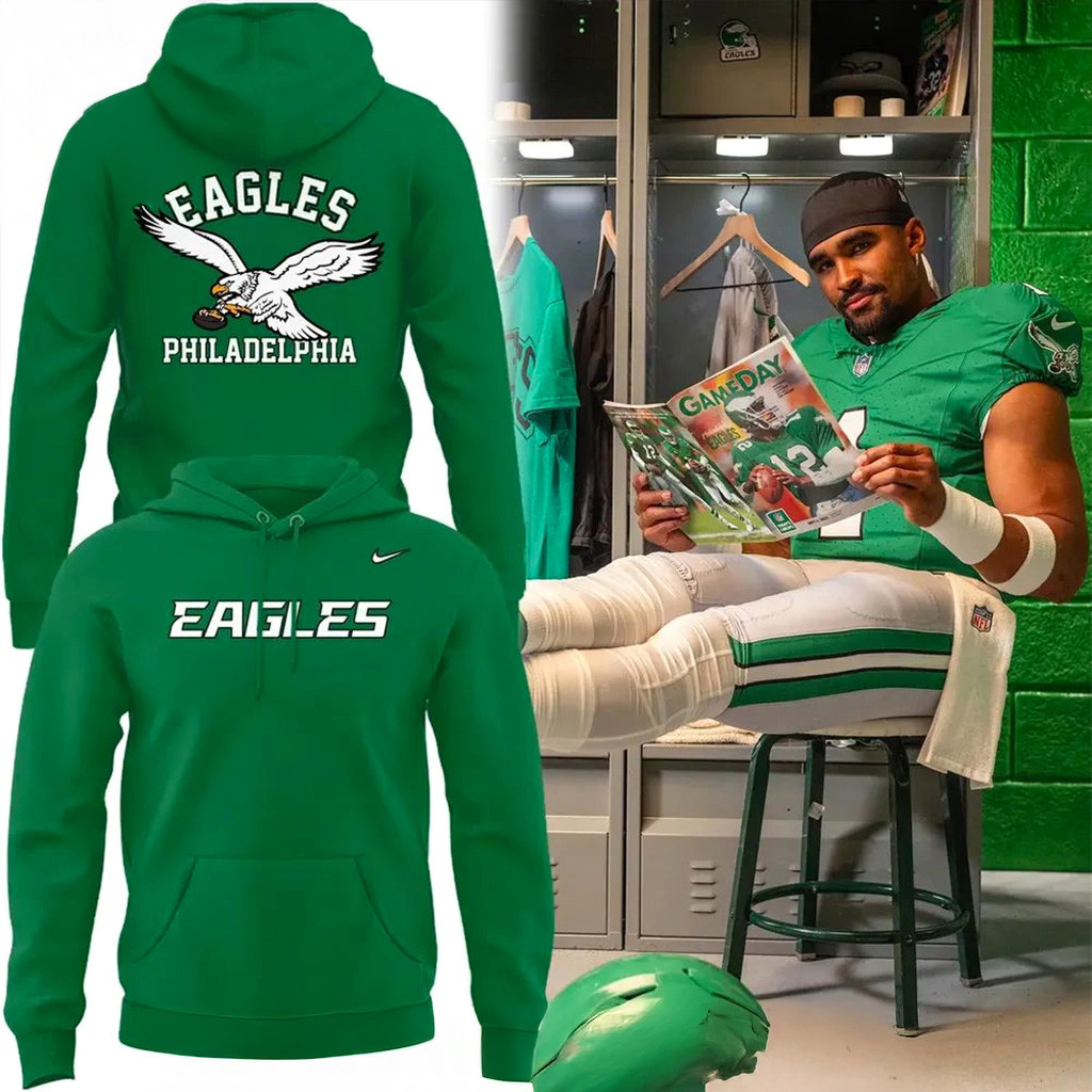 1948 1995 Philadelphia Eagles Throwbacks Uniform Hoodie Eagles Merch Christmas Gifts For Dad-1