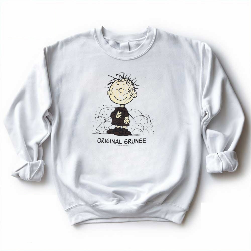 1994 Peanuts Pig Pen Original Grunge Charlie Brown Sweatshirt Funny Gifts For Friends-1