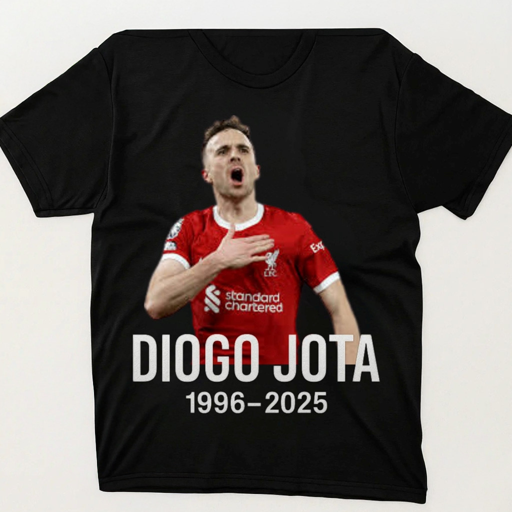 1996 2025 Diogo Jota Liverpool Fanmade T-Shirt Tribute Memorial Diogo Jota Shirt Gift Ideas For Fans-1 1996 2025 Diogo Jota Liverpool Fanmade T-Shirt Tribute Memorial Diogo Jota Shirt Gift Ideas For Fans-1