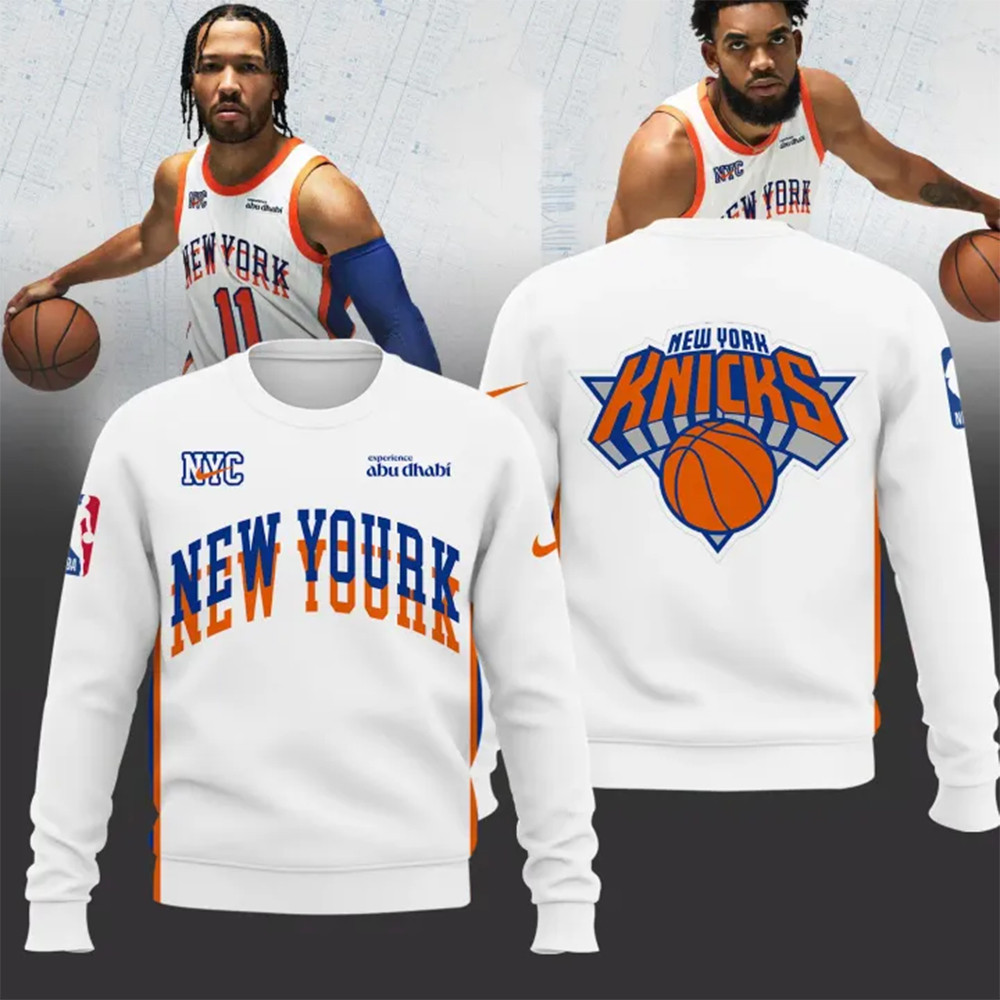 2024 25 New York Knicks Nike City Sweatshirt Good Gifts For Basketball Fans-1