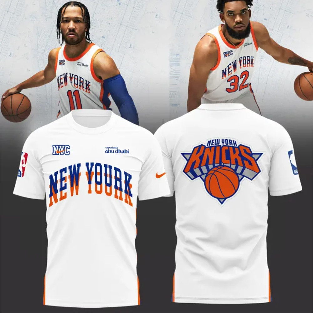 2024 25 New York Knicks Nike City T-Shirt Gift For Basketball Lover-1