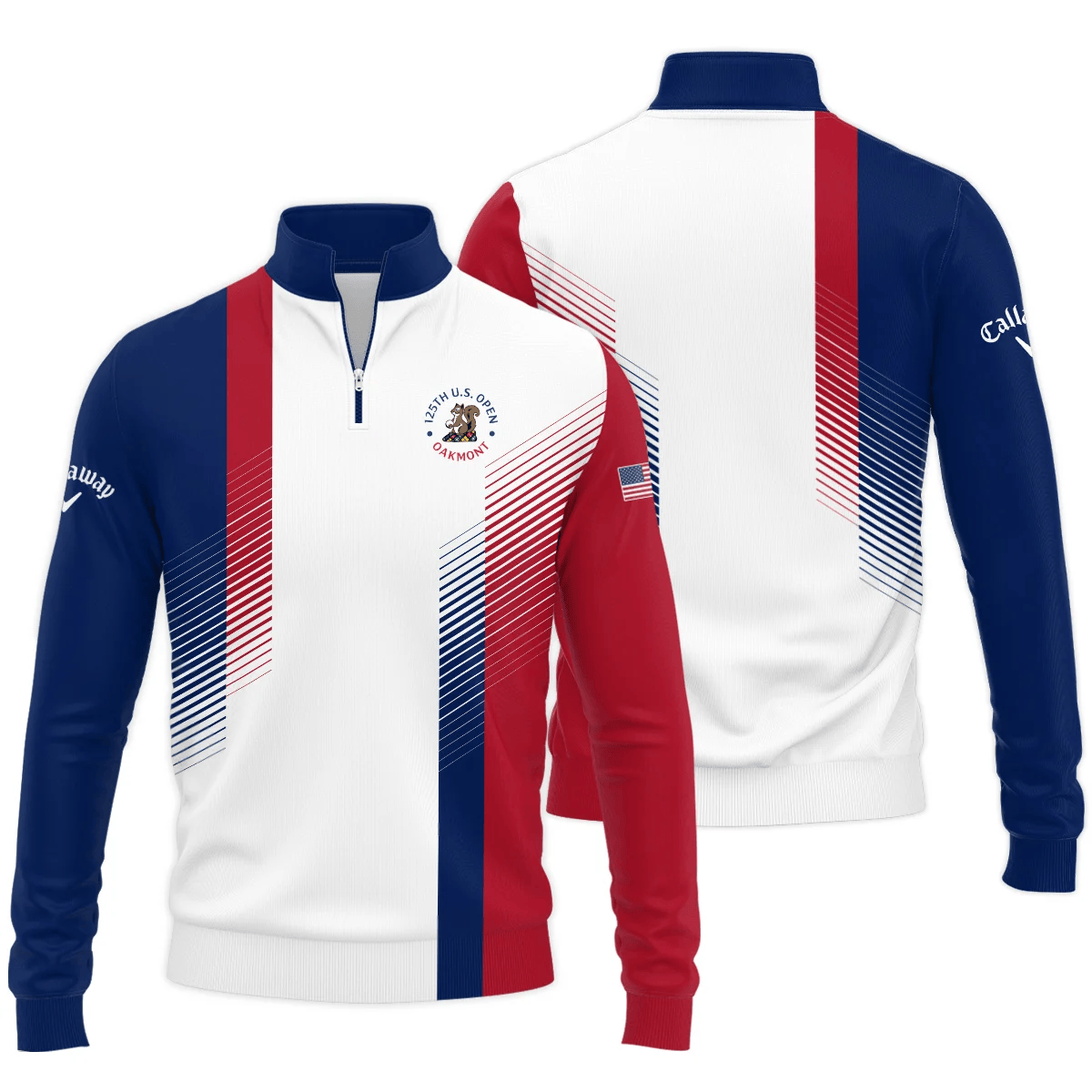 2025 125th U.S. Open Callaway Golf Quarter-Zip Shirt Golf Merch Fathers Day Gifts For Golfers-1