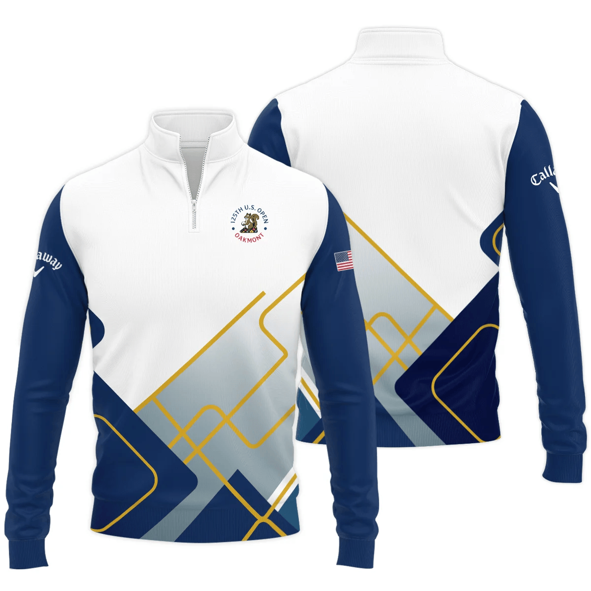 2025 125th U.S. Open Callaway Golf Quarter-Zip Shirt Golf Merch Father's Day Gifts For Grandpa-1