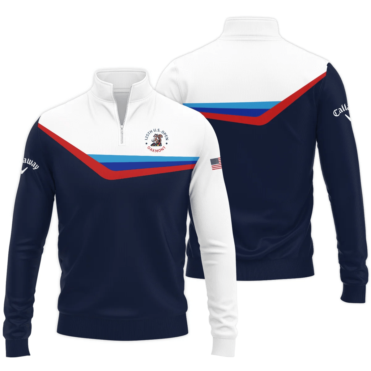 2025 125th U.S. Open Callaway Golf Quarter-Zip Shirt Golf Merch Fathers Day Gifts For Husband-1