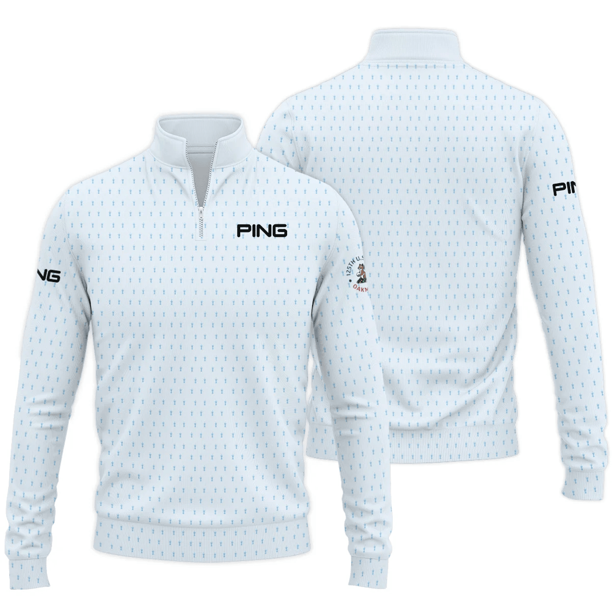 2025 125th U.S. Open Ping Golf Quarter-Zip Shirt Golf Merch Best Father's Day Gifts For Grandpa-1