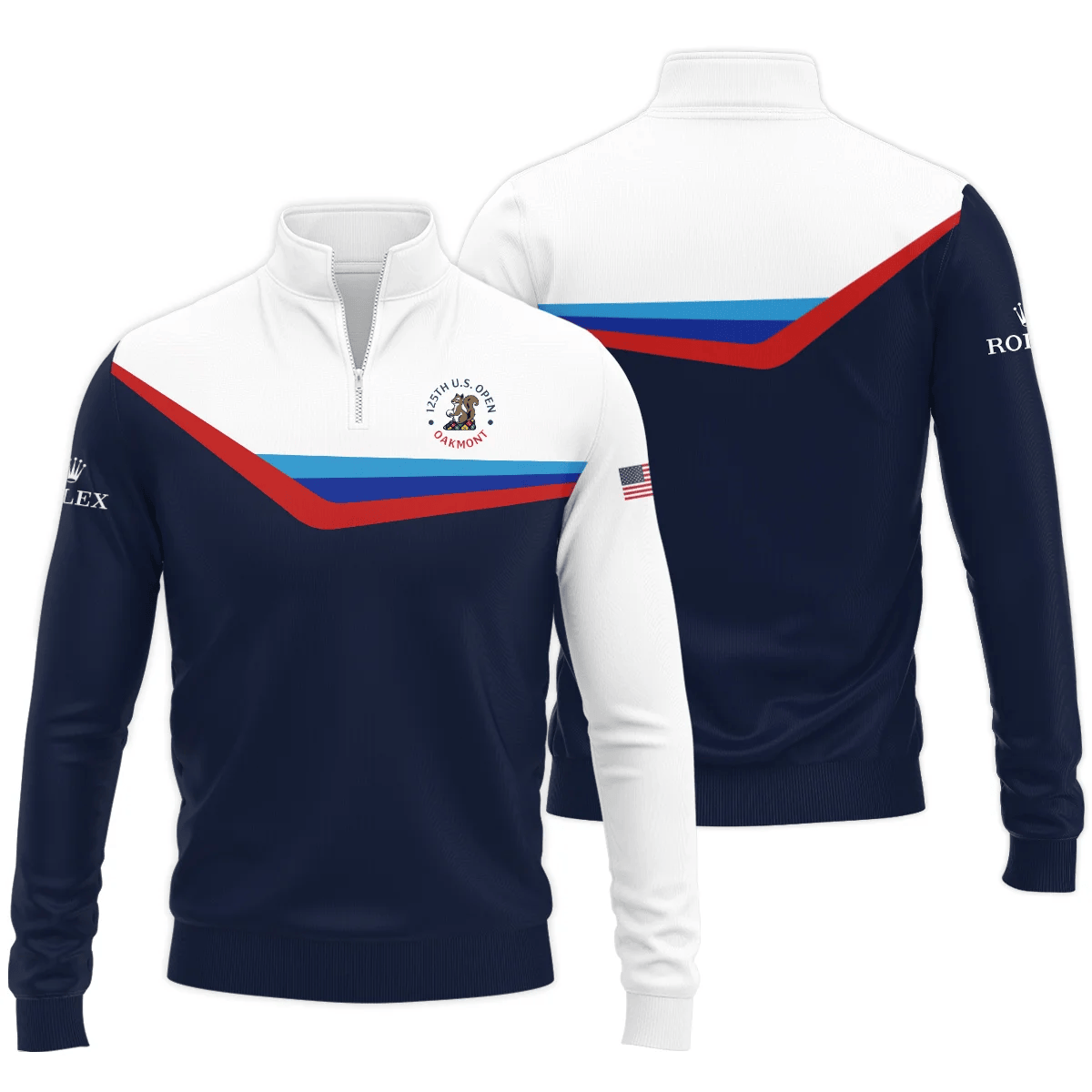 2025 125th U.S. Open Rolex Golf Quarter-Zip Shirt Golf Merch Best Gift For Golfer Dad-1