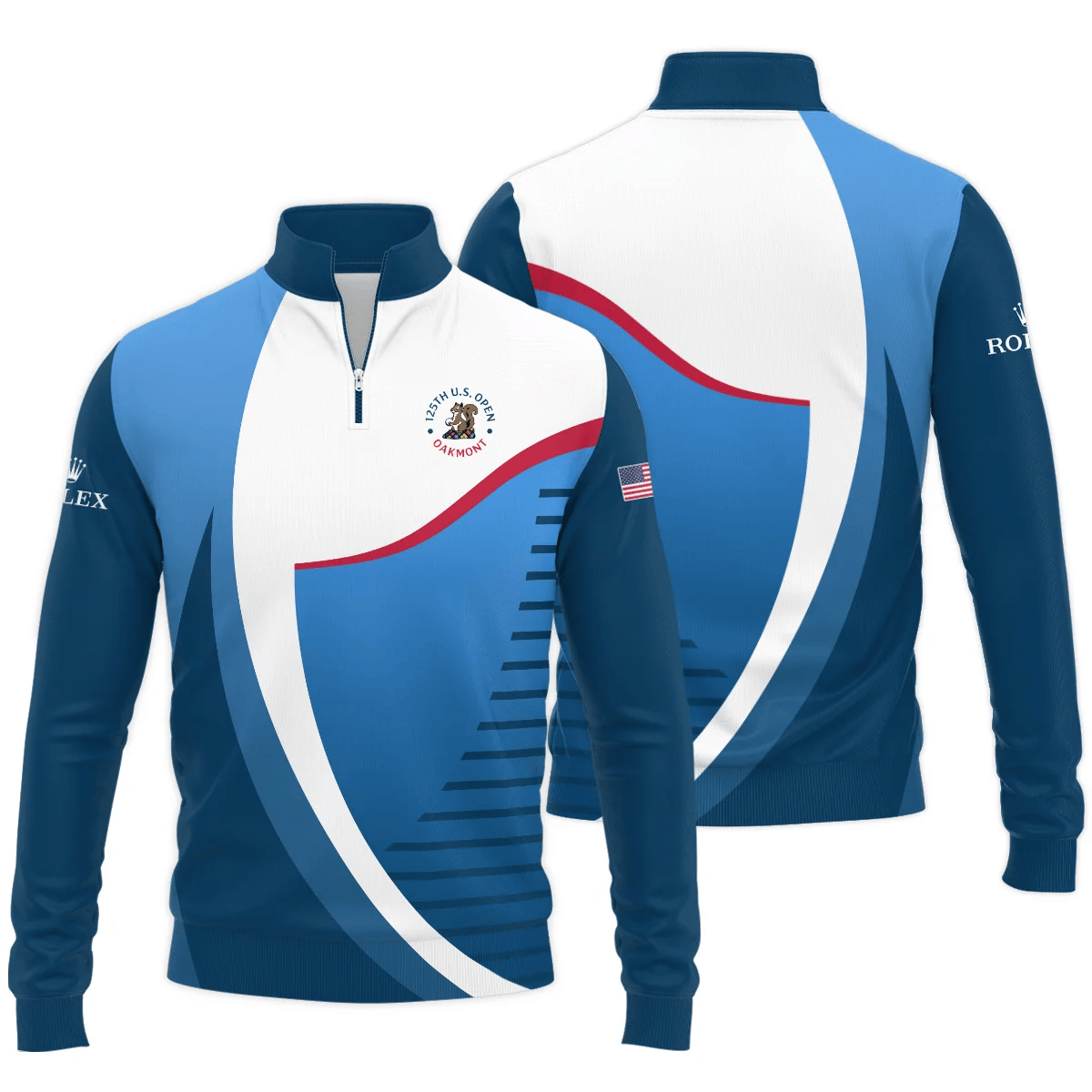 2025 125th U.S. Open Rolex Golf Quarter-Zip Shirt Golf Merch Father's Day Gifts For Son In Law-1