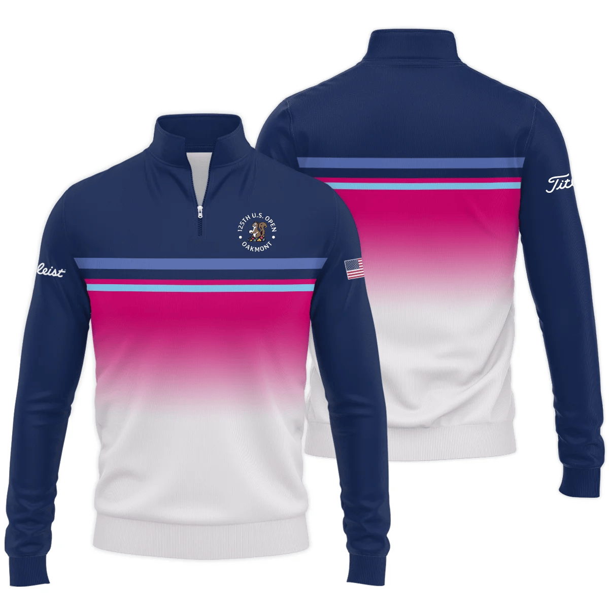 2025 125th U.S. Open Titleist Golf Quarter-Zip Shirt Golf Merch Father's Day Gifts For Husband-1