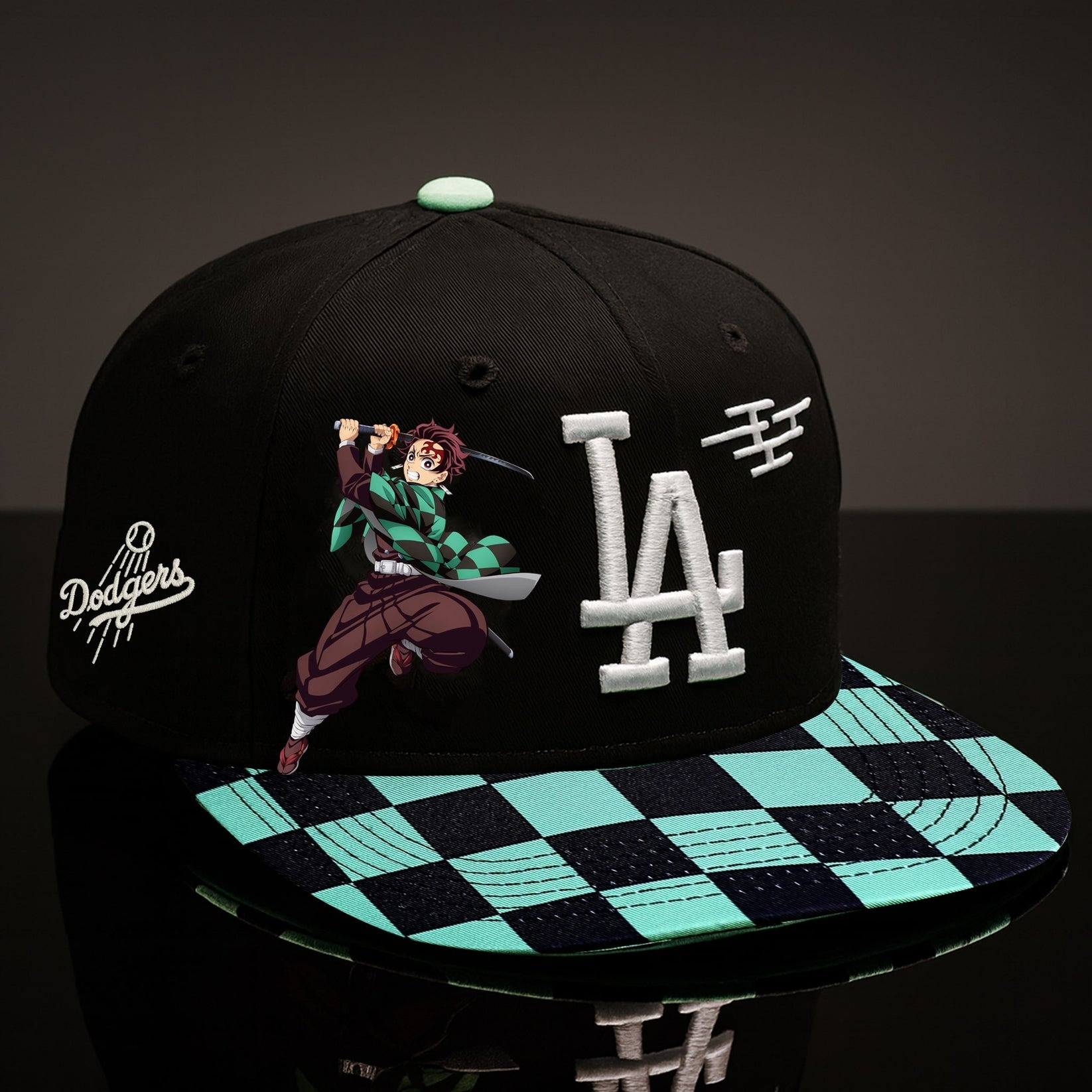 2025 Dodgers x Demon Slayer Hat Gift For Fans-1