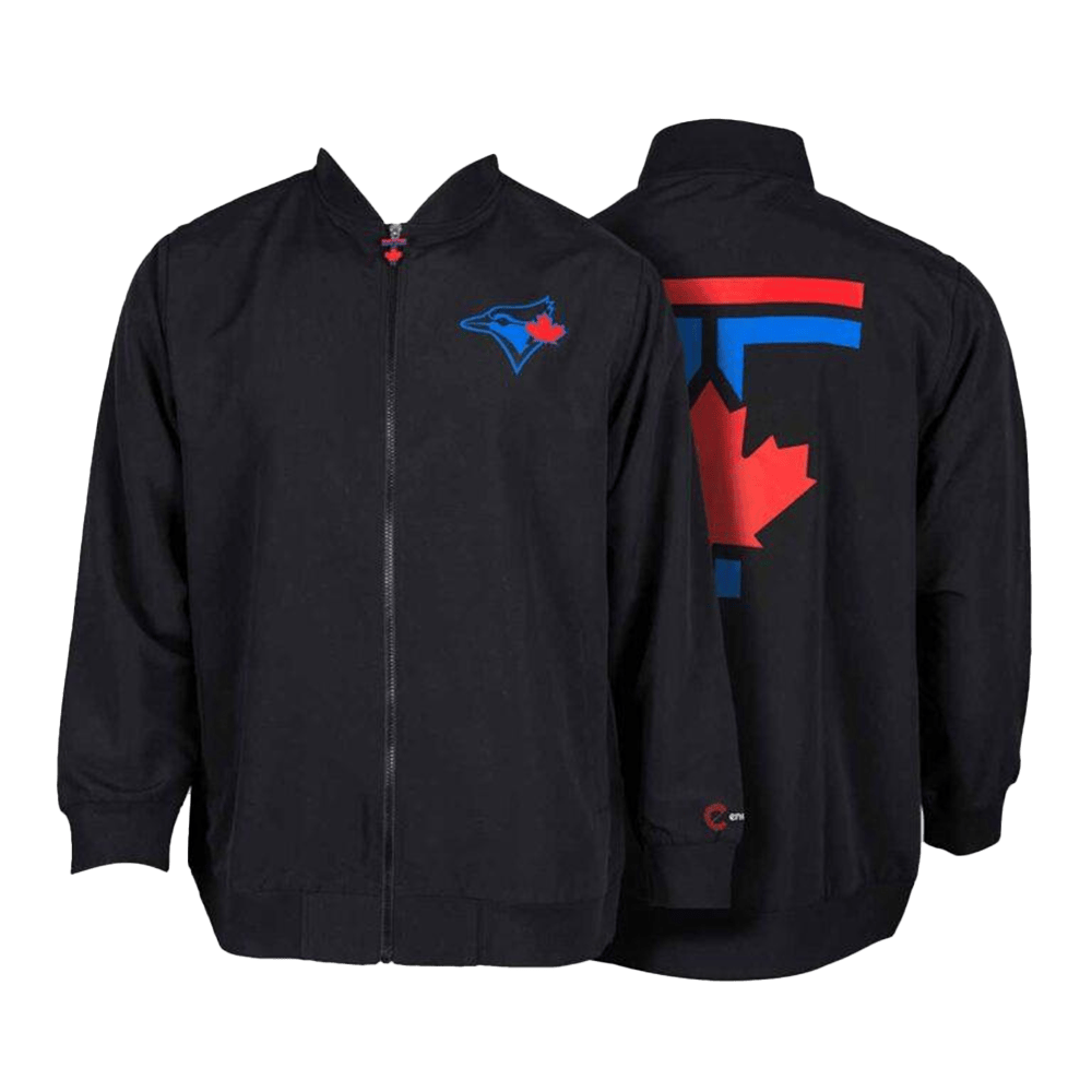 2025 Jays City Connect Bomber Jacket Toronto Blue Jays Merch Gifts For Baseball Lovers-1