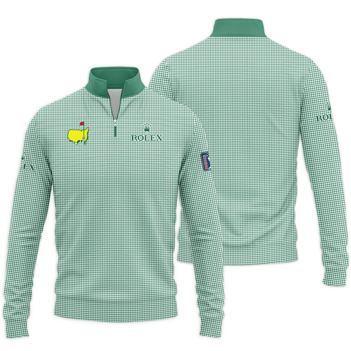 2025 Masters Tournament Rolex Golf Quarter-Zip Shirt Golf Merch Father's Day Gift Ideas For Golfer-1