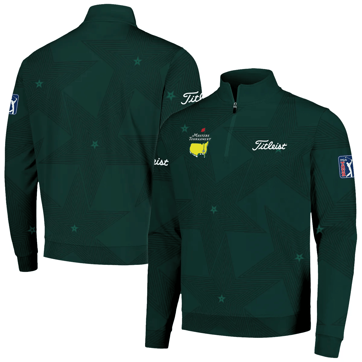 2025 Masters Tournament Titleist Golf Quarter-Zip Shirt Golf Merch Father's Day Presents-1