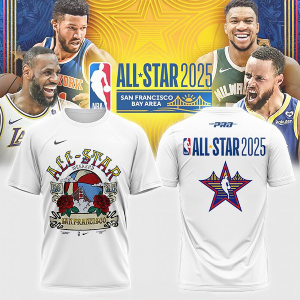 2025 NBA All Star Game San Francisco T-Shirt NBA Merch Gift Ideas For Husband-1