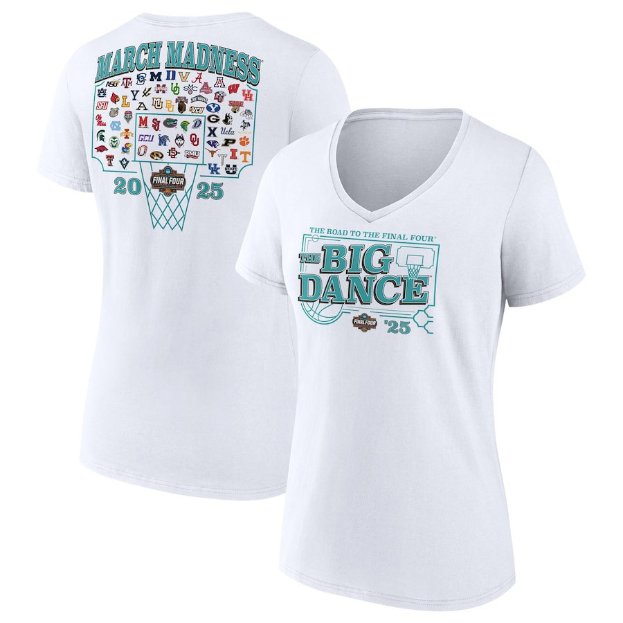 2025 NCAA Men's Basketball Tournament March Madness Buzzer Beater V-Neck T-Shirt Women's-1