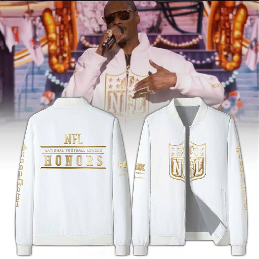 2025 NFL Honors Snoop Dogg Bomber Jacket NFL Merch Fathers Day Presents-1