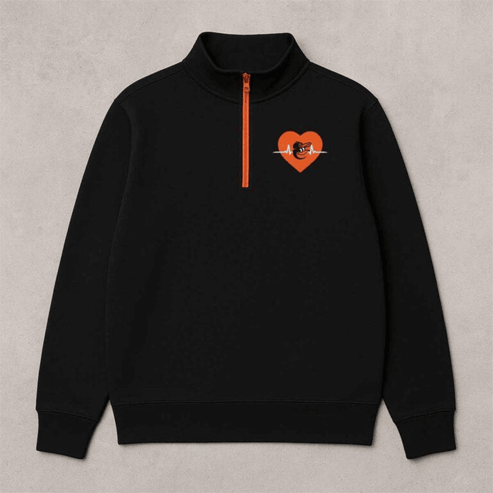 2025 Orioles Healthcare Appreciation Night Quarter Zip Sweatshirt Baltimore Orioles Merch Gifts-1