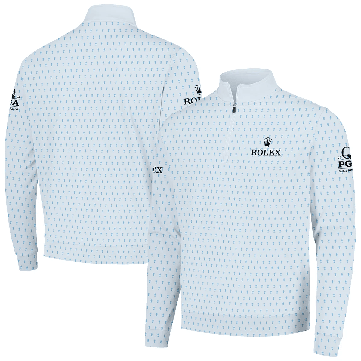 2025 PGA Championship Rolex Golf Quarter-Zip Shirt Golf Merch Unique Dad Gifts For Father's Day-1 2025 PGA Championship Rolex Golf Quarter-Zip Shirt Golf Merch Unique Dad Gifts For Father's Day-1