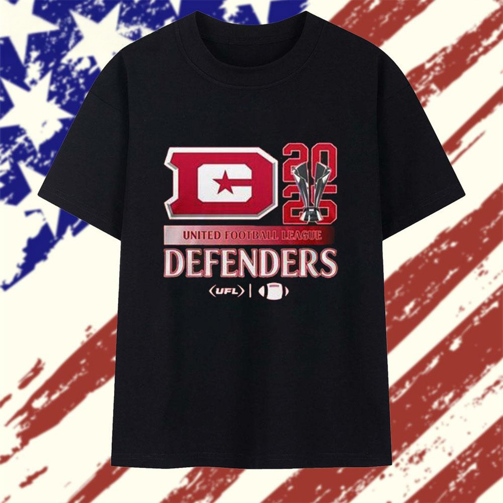 2025 UFL Champions DC Defenders Commemorative T-Shirt-1 2025 UFL Champions DC Defenders Commemorative T-Shirt-1
