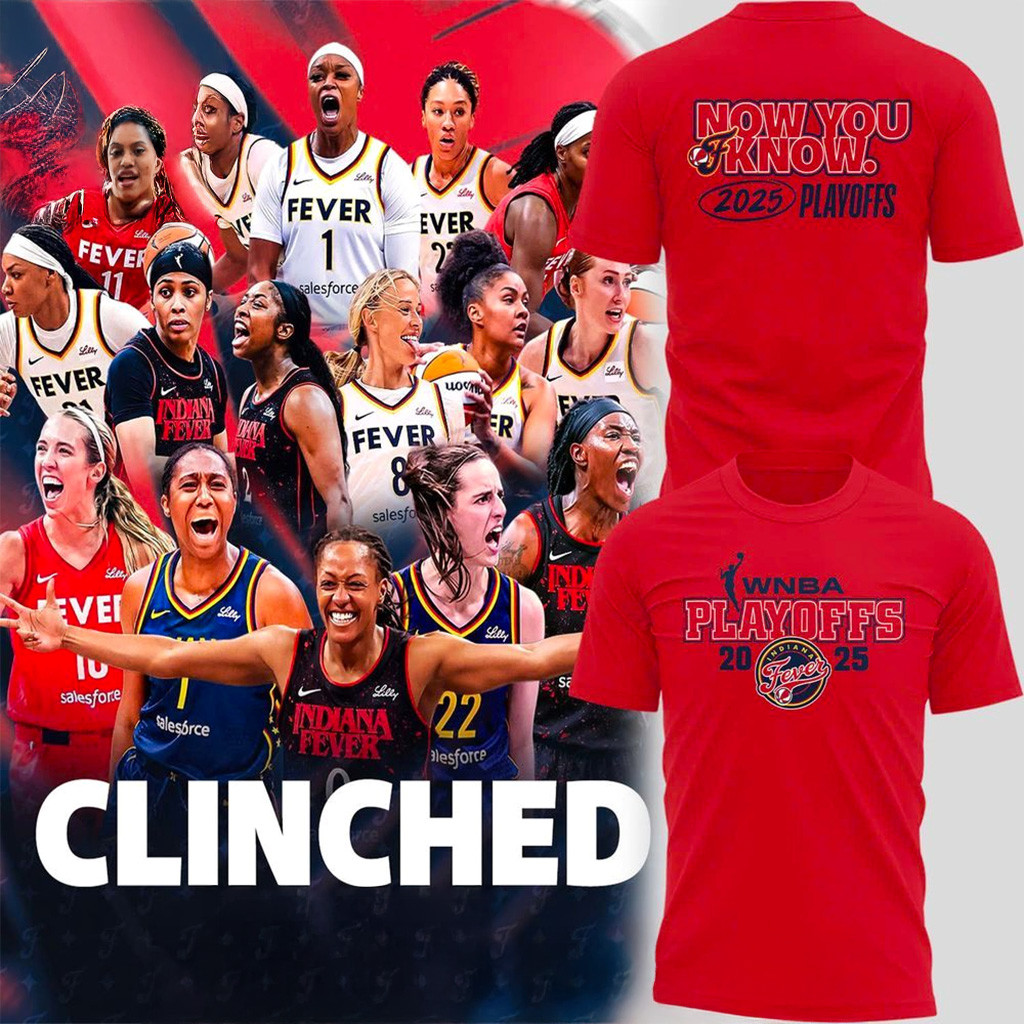 2025 WNBA Playoffs Indiana Fever T-Shirt Indiana Fever Merch Gift For Basketball Fans-1 2025 WNBA Playoffs Indiana Fever T-Shirt Indiana Fever Merch Gift For Basketball Fans-1