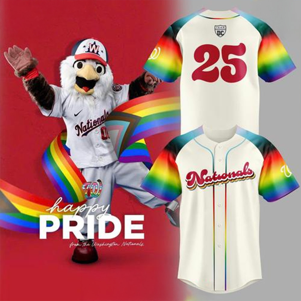 2025 Washington Nationals Pride Celebration Baseball Jersey Washington Nationals Merch-1
