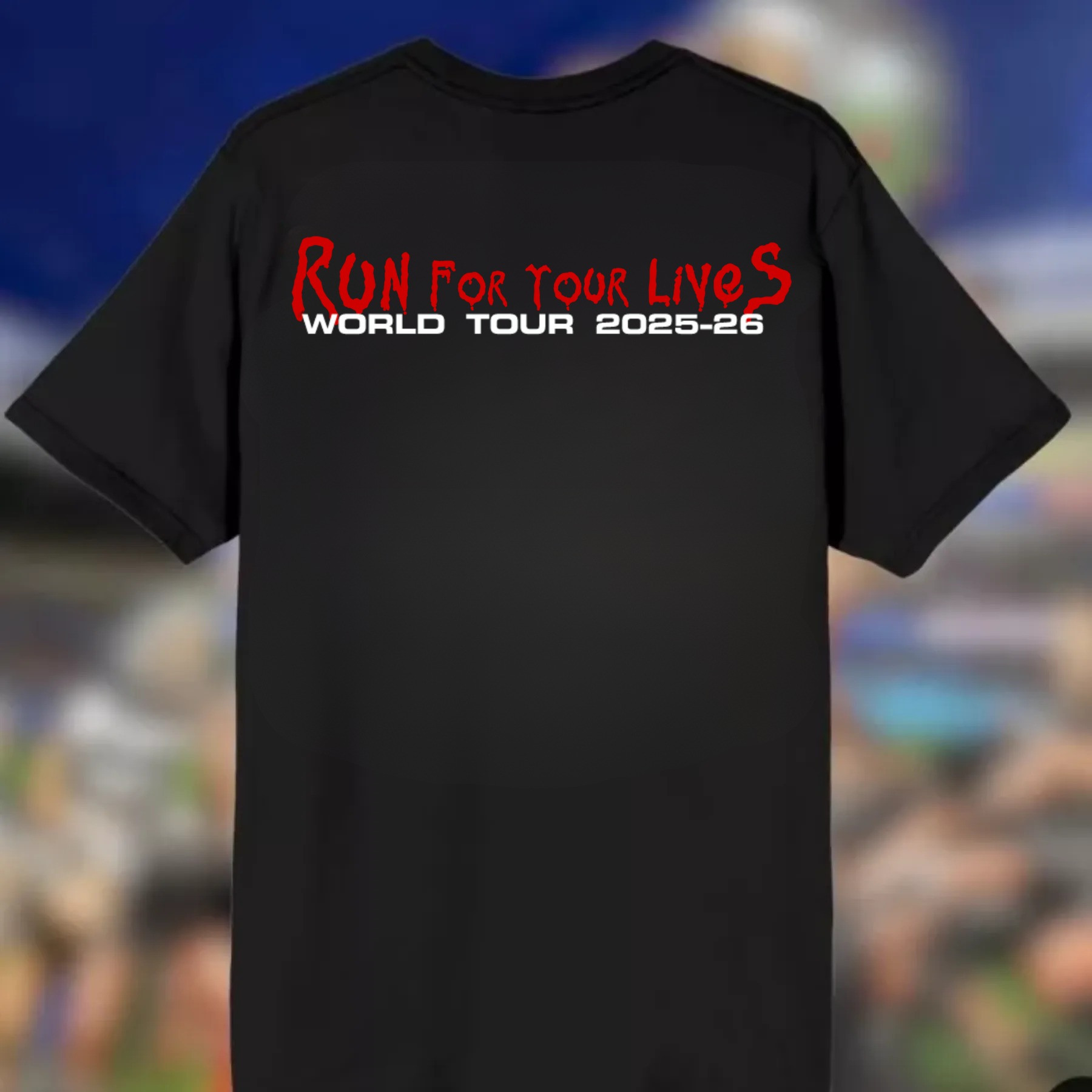 2025 World Tour Run for Your Lives Powerslave T-Shirt Gifts For Music Fans-1