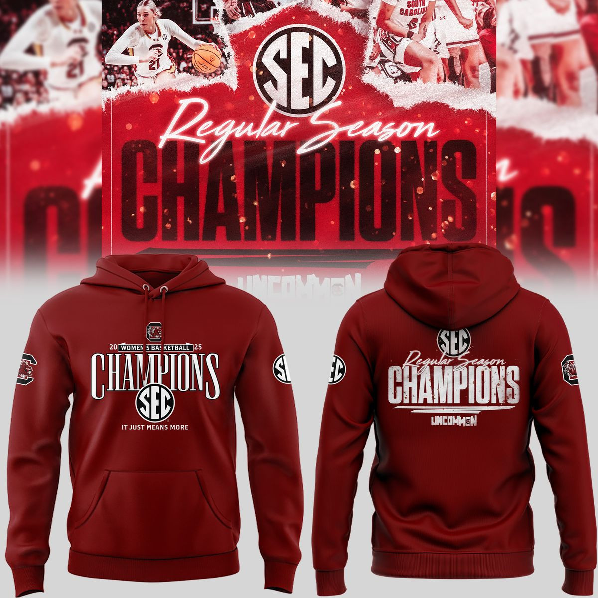 24 25 Women's Basketball Champions Hoodie Best Gifts For Mother-1