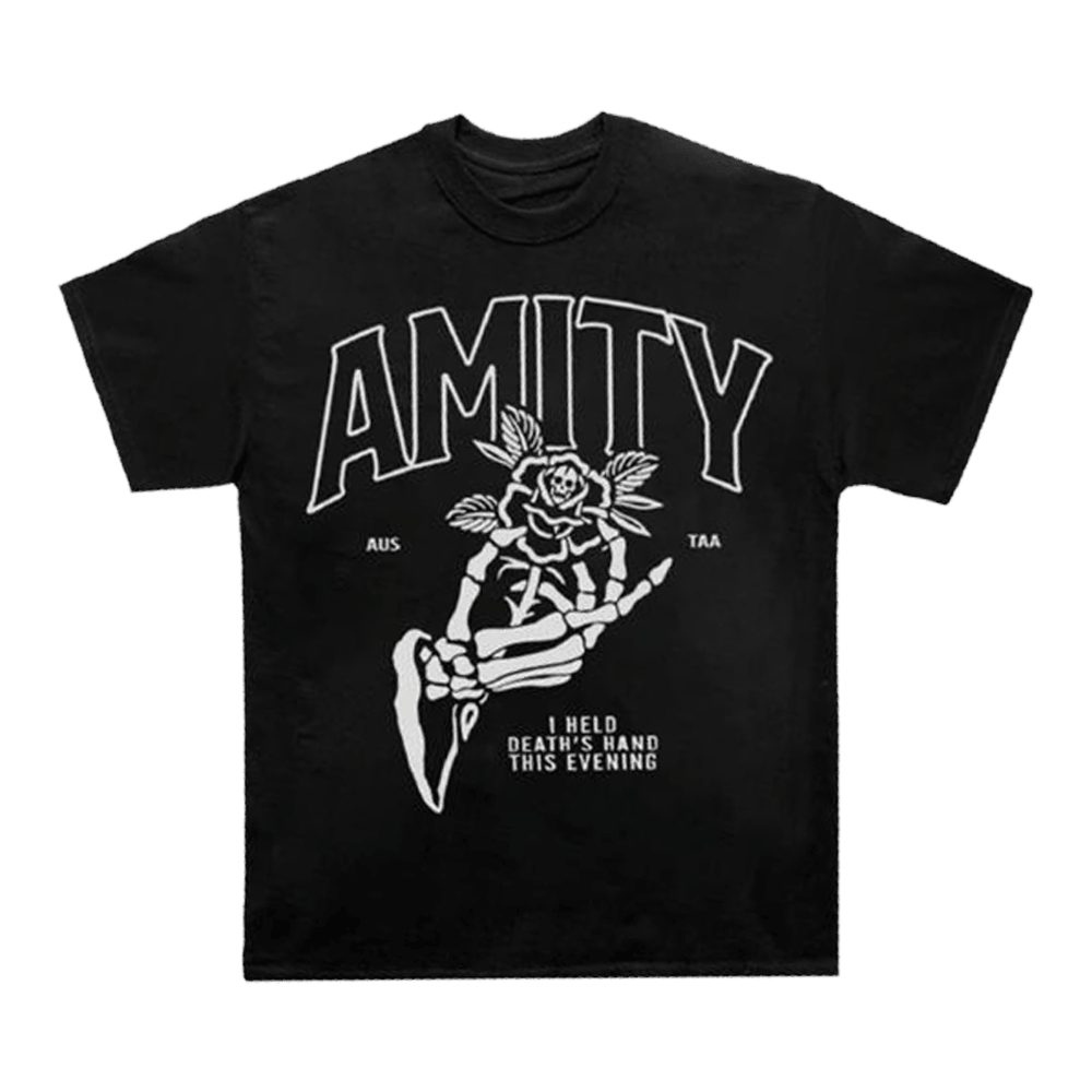 24Hundred Merch The Amity Affliction Death Hands T-Shirt First Fathers Day Gift Ideas-1
