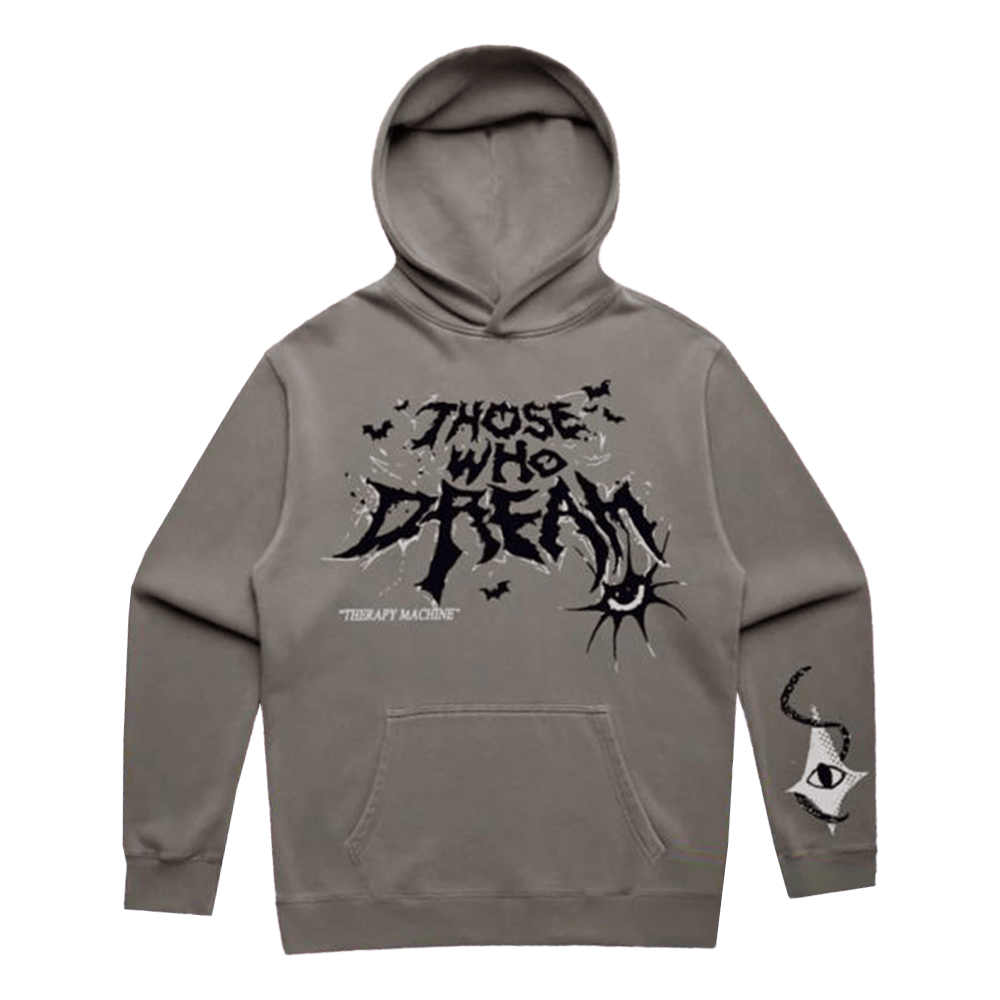 24hundred Merch Those Who Dream Those Who Dream Faded Grey Hoodie Cool Gifts For Dad-1