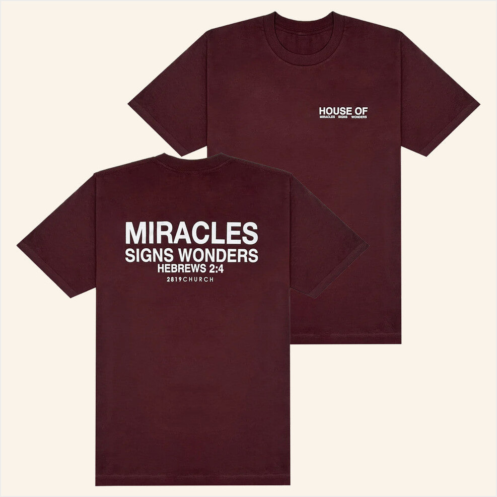 2819 Church Merch House Of Miracles T-Shirt Gifts For Husband Birthday Gifts For Besties-1