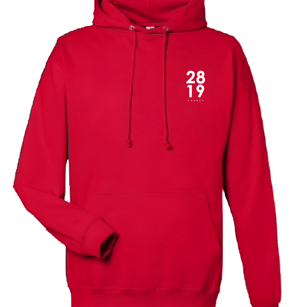 2819 Merch 2819 Church Merchandise Digital Disciple Red Hoodie Father's Day Presents For Dad-1