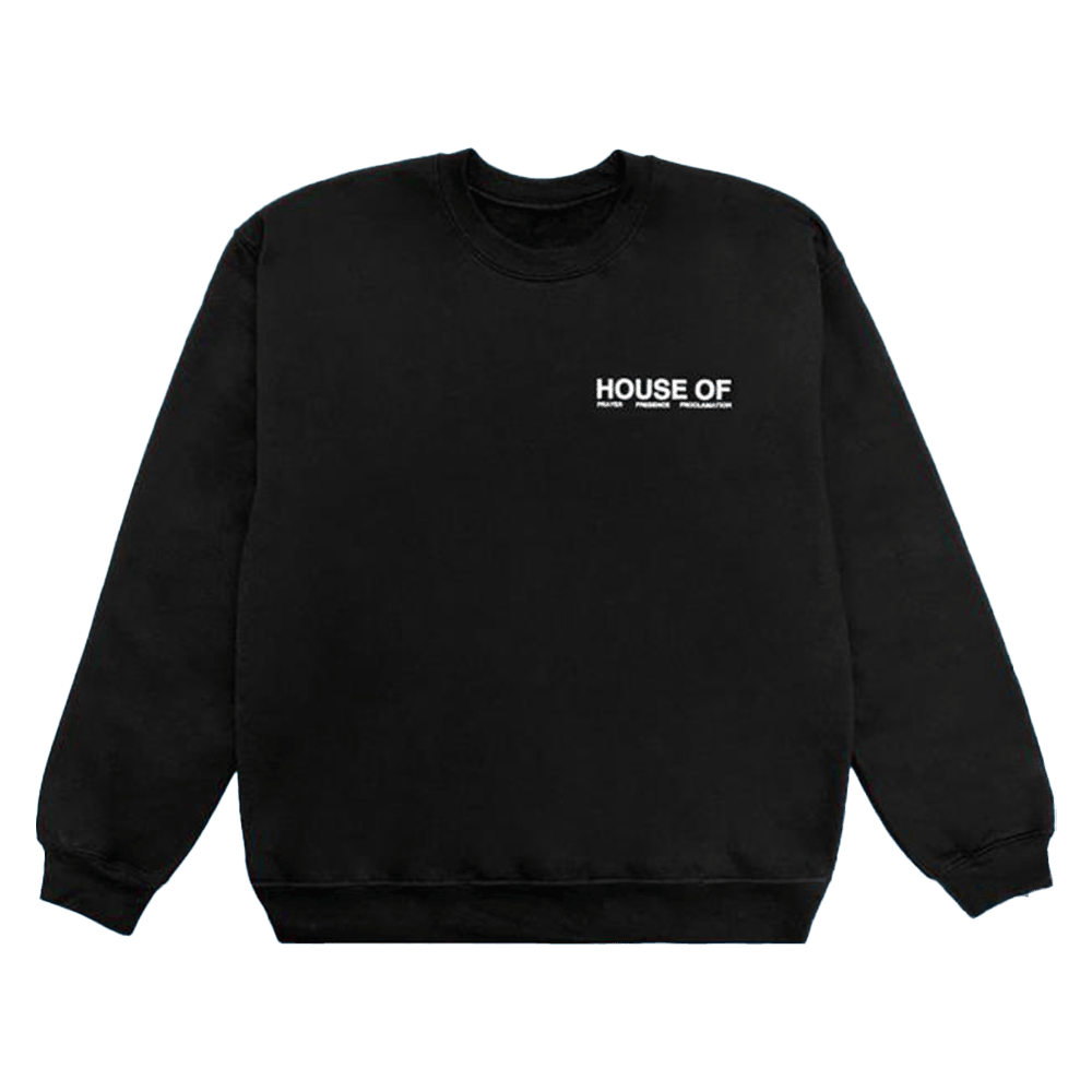 2819 Merch House Of Prayer Black Sweatshirt Father's Day Presents For Dad Ideas 2025-1