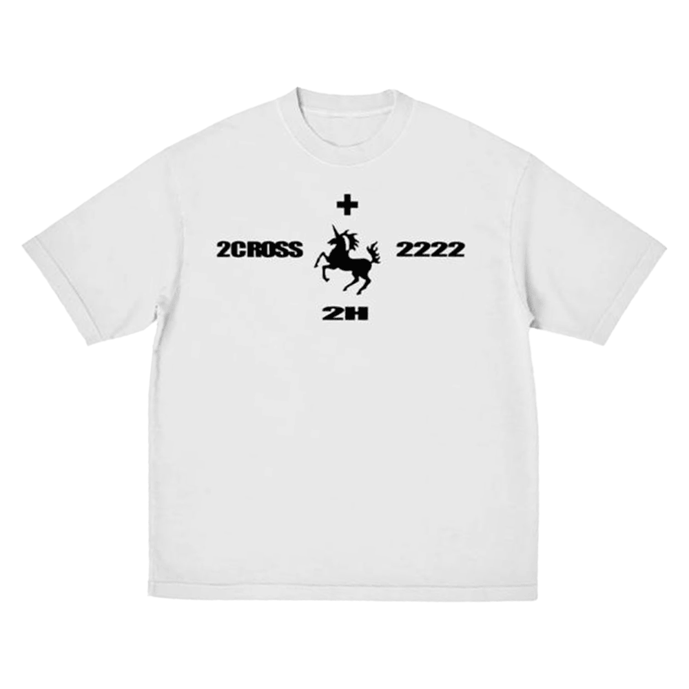 2hollis Merch Store 2h Unicorn White T-Shirt Fathers Day Presents-1