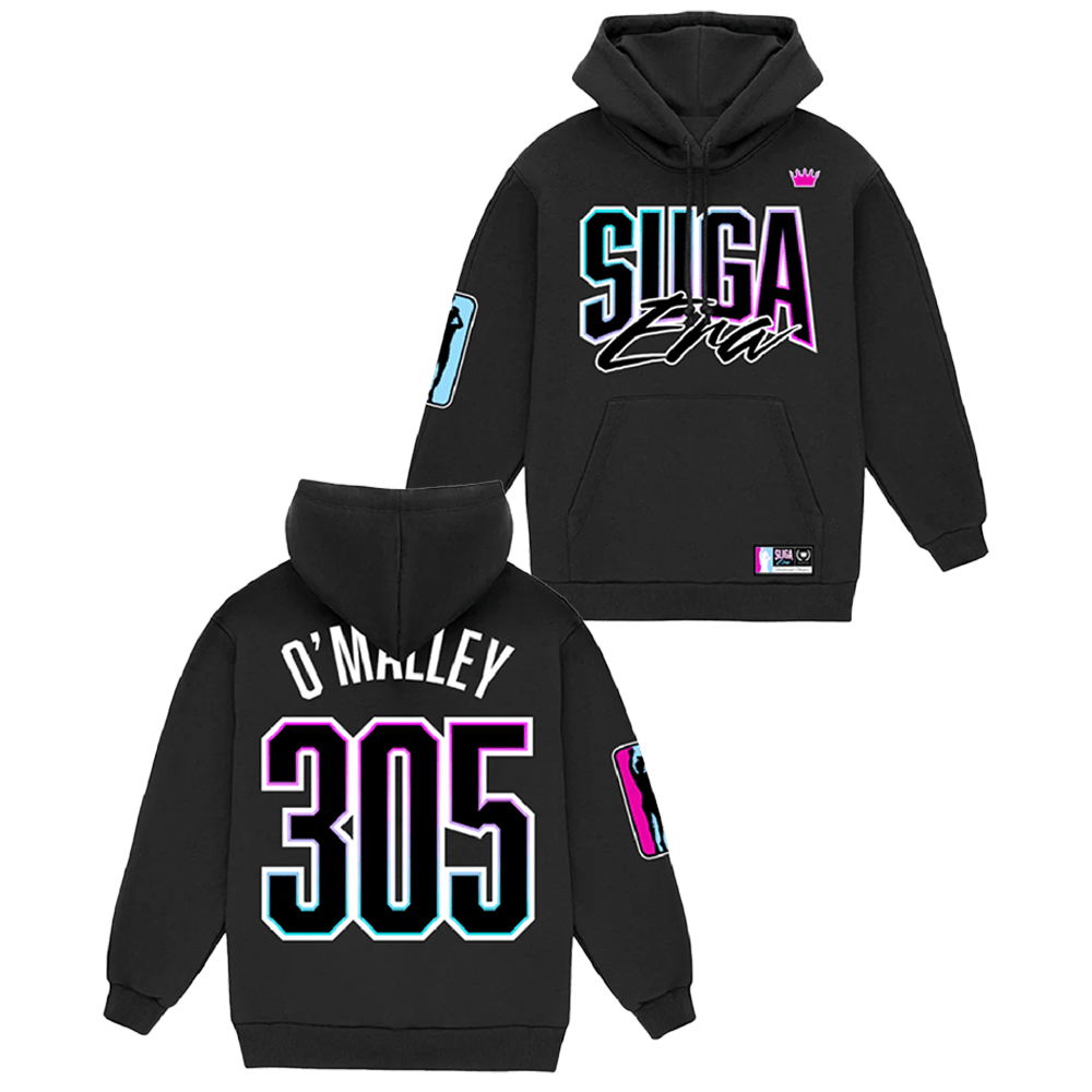305 Black Hoodie Suga Shop Merch Good Fathers Day Gifts-1