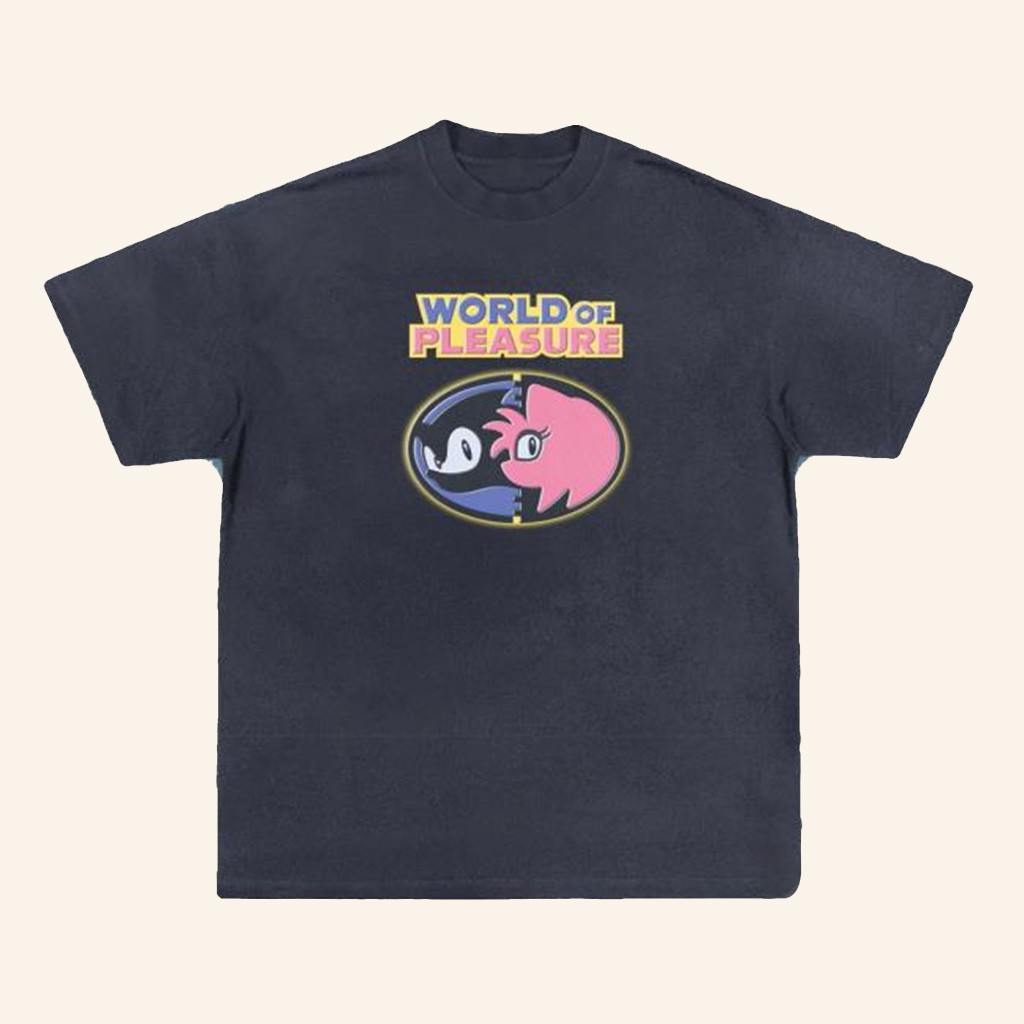 365 Merch World Of Pleasure Sonic T-Shirt Best Gifts For Boyfriend-1