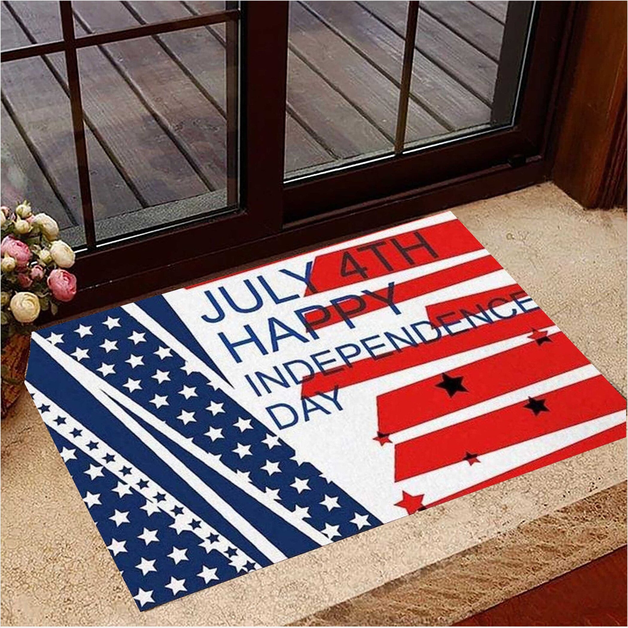 4Th Of July Doormat Happy Independence Day 4Th Of July Decoration Ideas Gifts For Best Friend-1