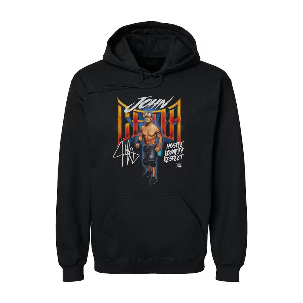500 Level Black John Cena Hustle Loyalty Respect Grunge Hoodie Gifts For Men-1
