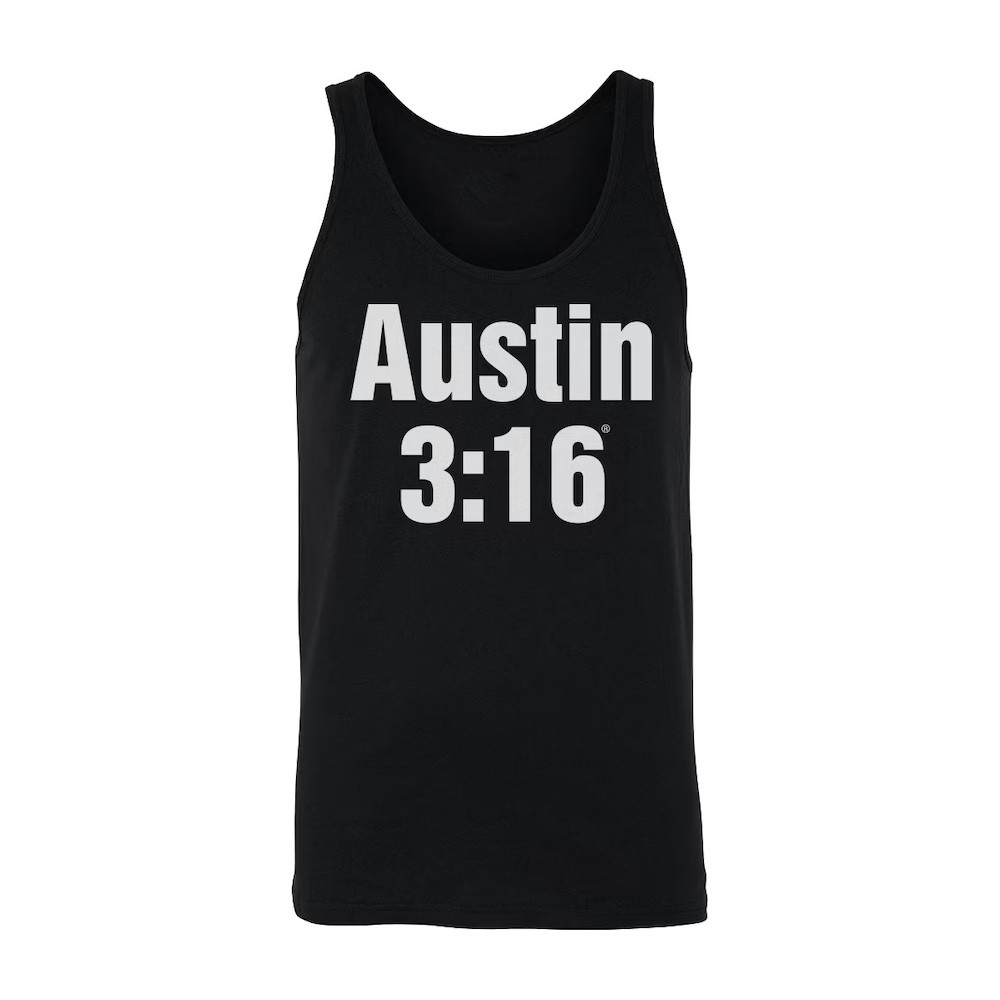 500 Level Black Stone Cold Steve Austin 3 16 Tank Top Gifts For Men's-1