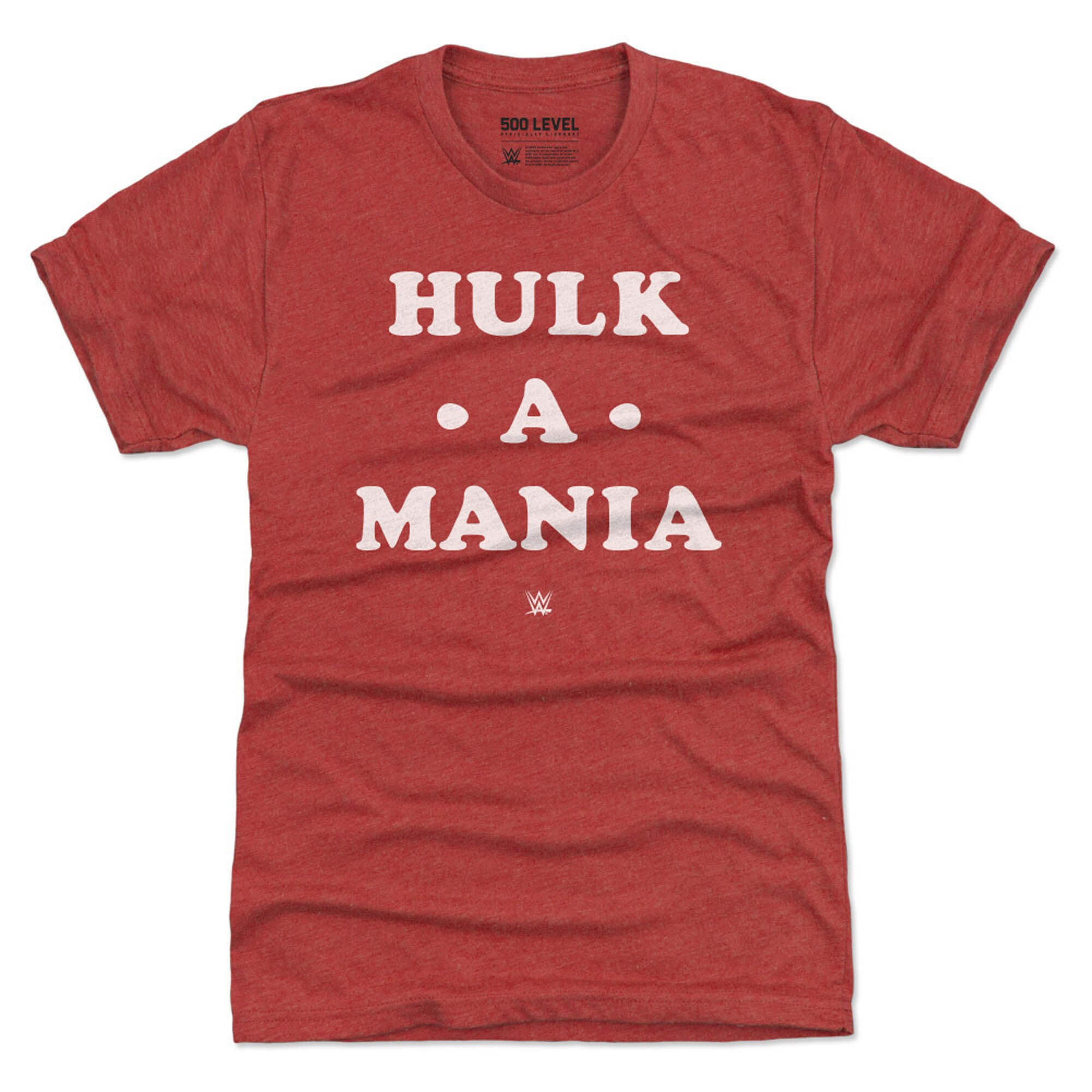 500 Level Heather Red Hulk Hogan Hulkamania Premium Triblend Tshirt Hulk Hogan Merch-1 500 Level Heather Red Hulk Hogan Hulkamania Premium Triblend Tshirt Hulk Hogan Merch-1