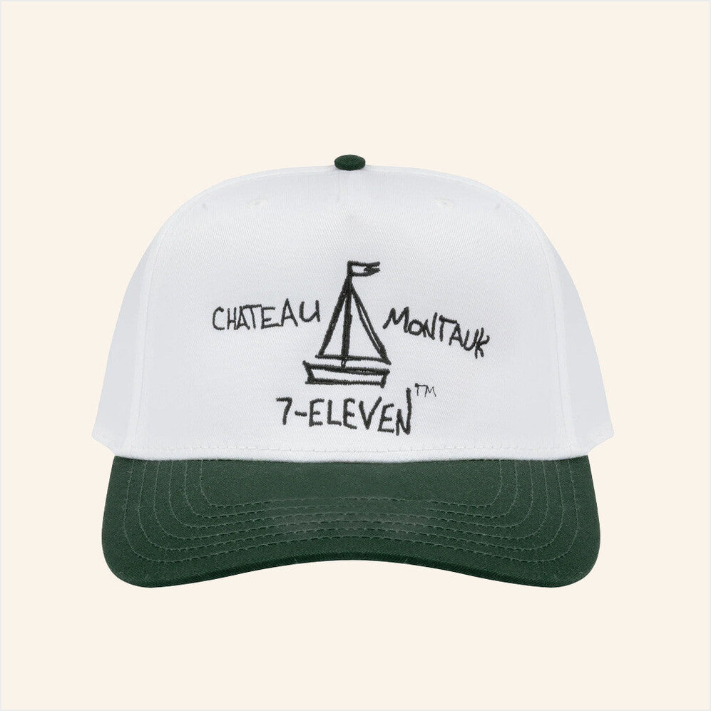 7Collection Merch Chateau Montauk 7-Eleven Sailboat Embroidered Hat Gifts For Him Gifts For BFF-1