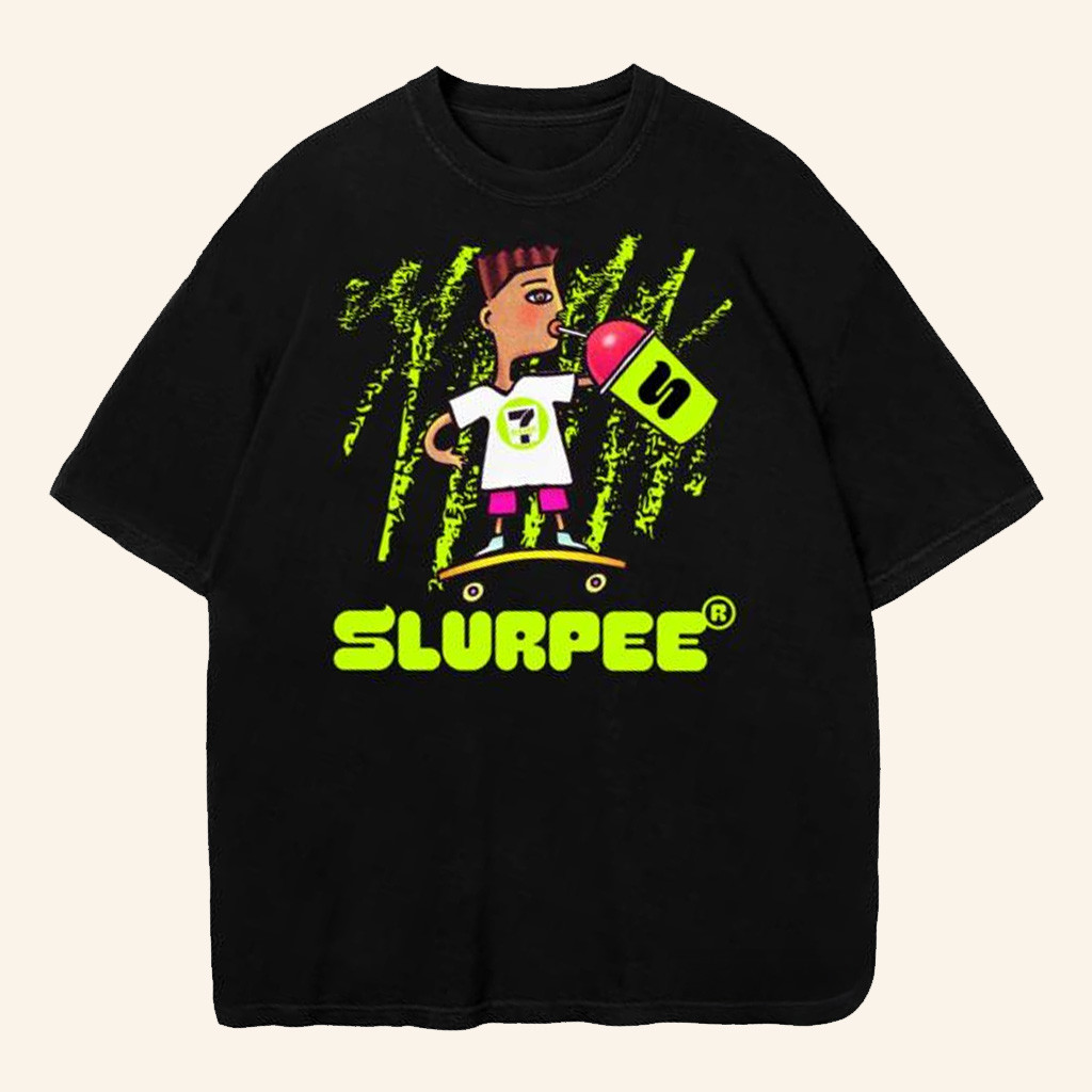 7Collection Merch Slurpee And Skate T-Shirt Gifts For Husband-1