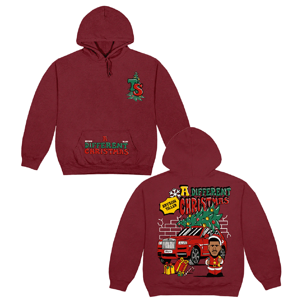 A Different Christmas Hoodie Bryson Tiller Merch Father's Day Gifts-1