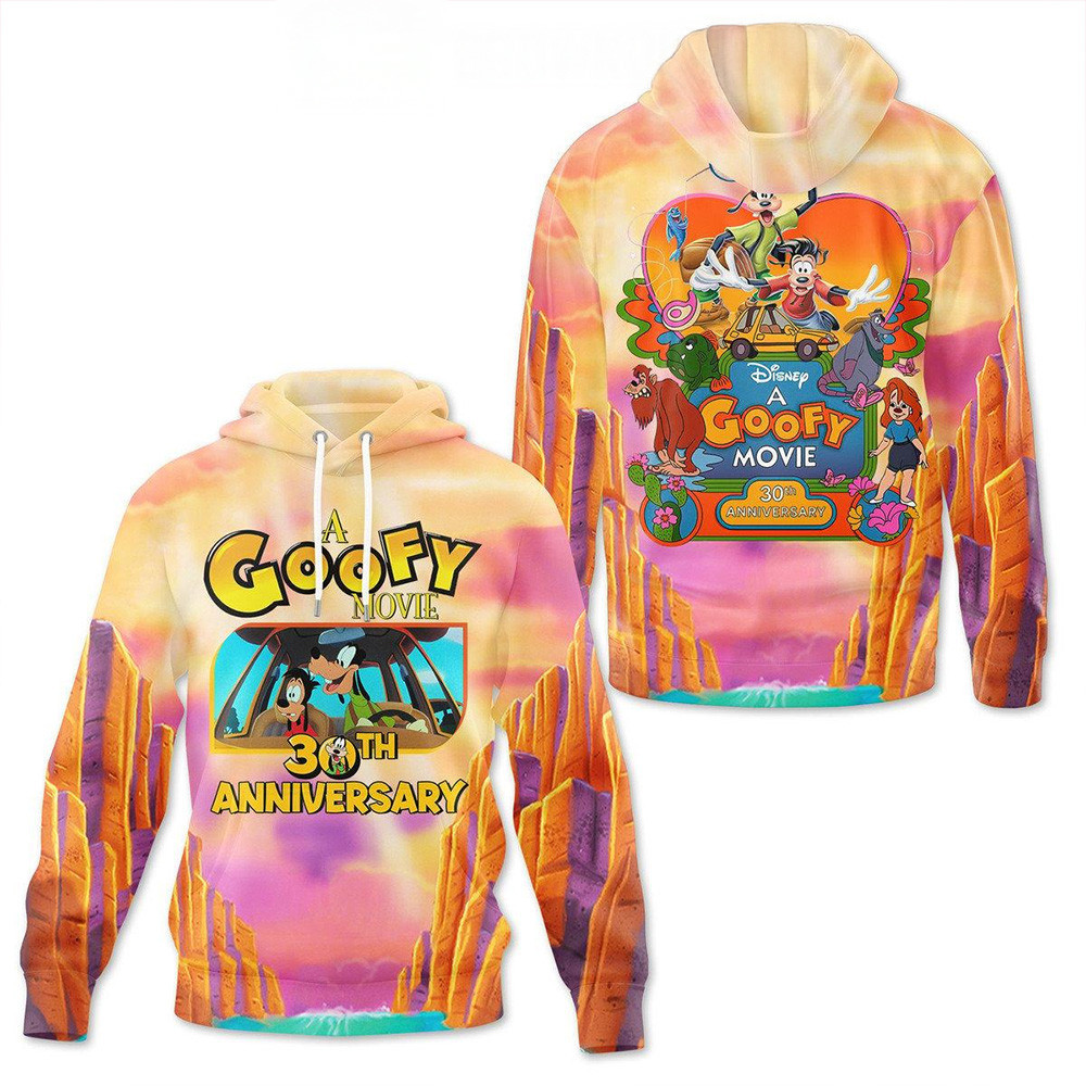 A Goofy Movie 30th Anniversary 2025 Hoodie Gifts For Movie Fans-1