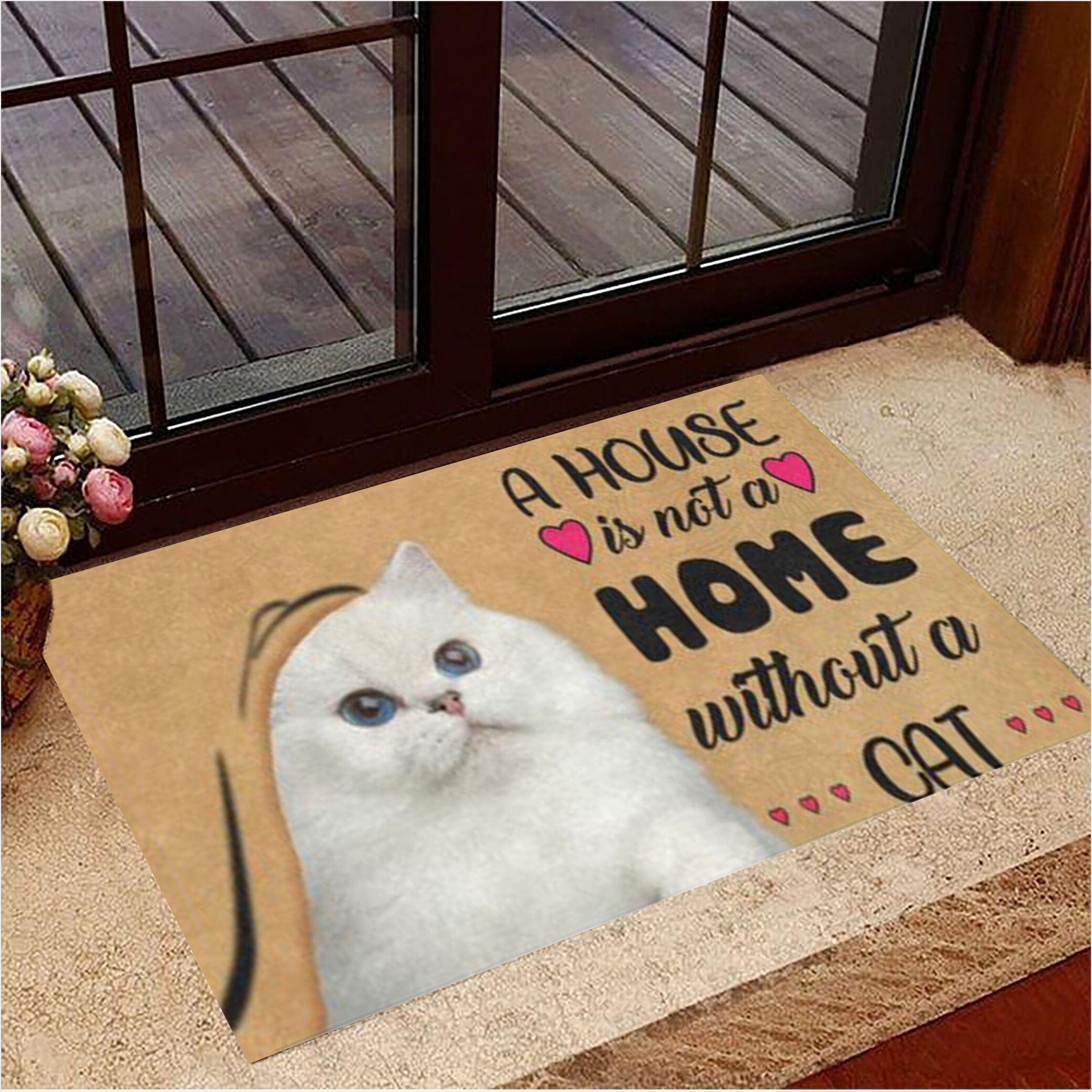 A House Is Not A Home Without A Cat Doormat Cat Welcome Mat New Home Gifts Gifts For Besties-1