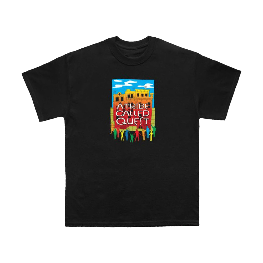 A Tribe Called Quest Merch Store ATCQ People's Instinctive Travels Black T-Shirt Dad Gifts-1