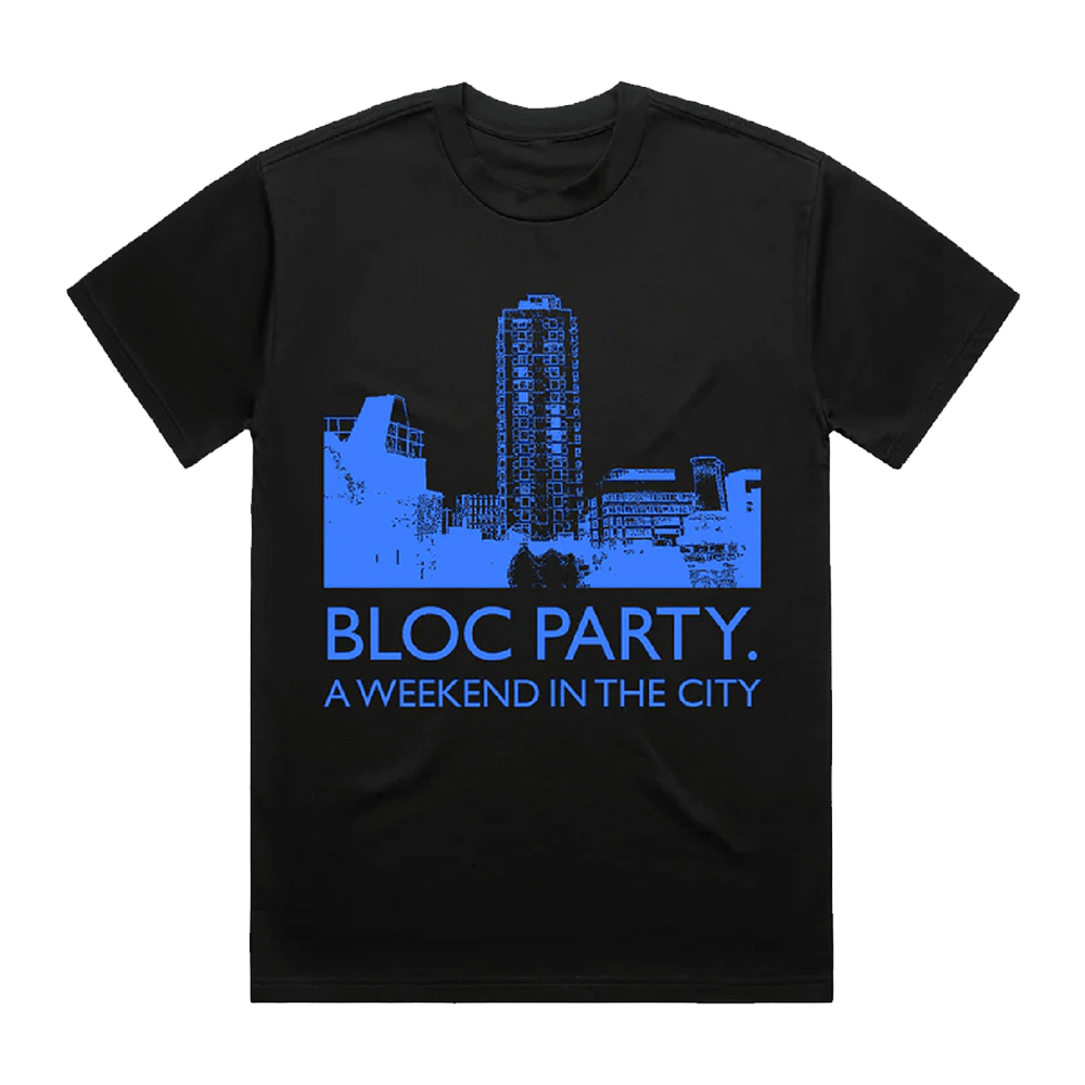 A Weekend In The City Black T-Shirt Bloc Party Merch Unique Father's Day Gifts-1