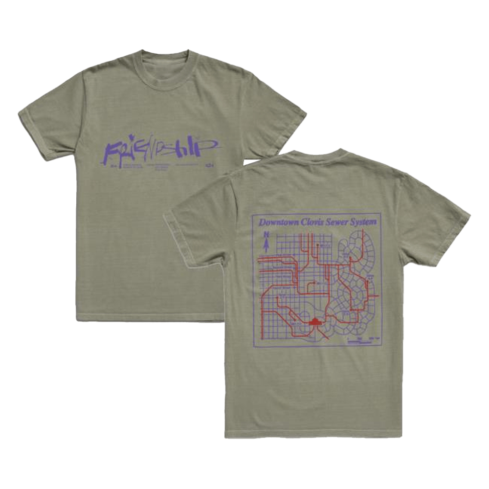 A24films Merch Friendship Sewer System Map T-Shirt Useful Gifts For Dad-1