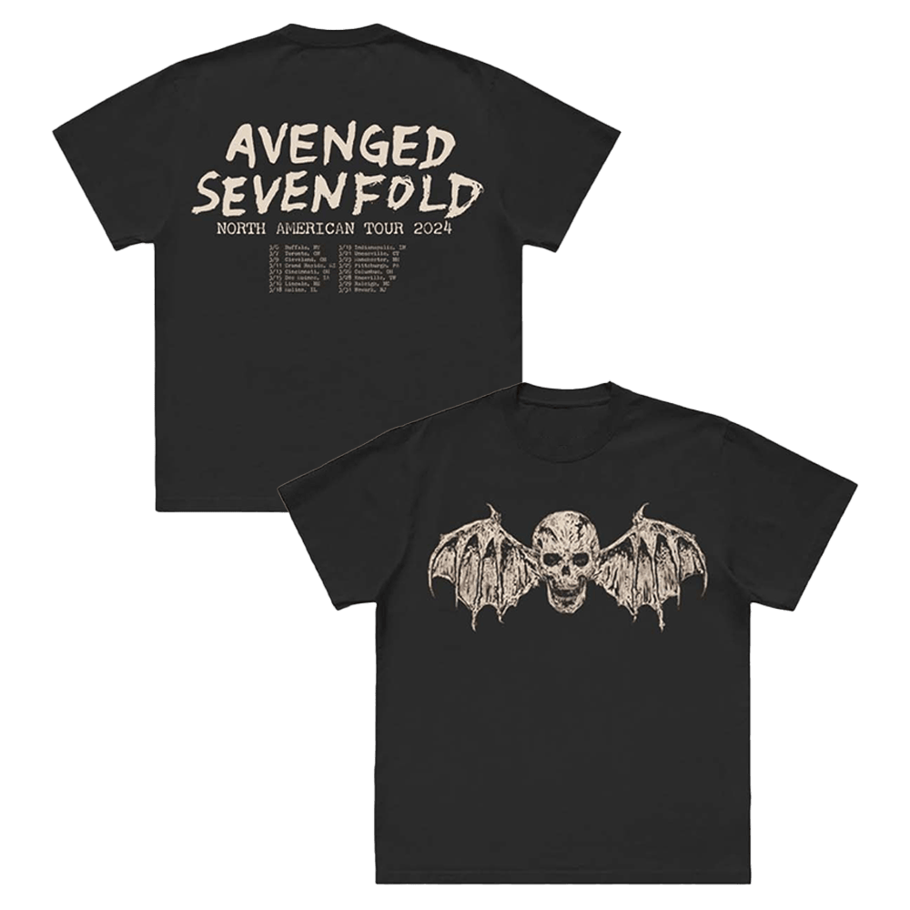 A7x World Merch Avenged Sevenfold 2024 Tour Wesbat T-Shirt Fathers Day Gift From Daughter-1