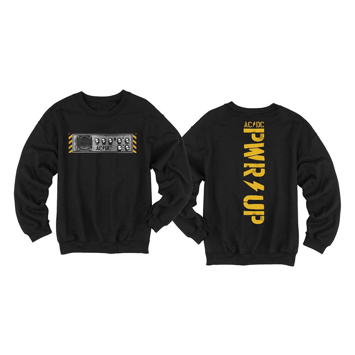 AC DC PWR UP Knobs Black Sweatshirt Mother's Day Presents For Daughter-1