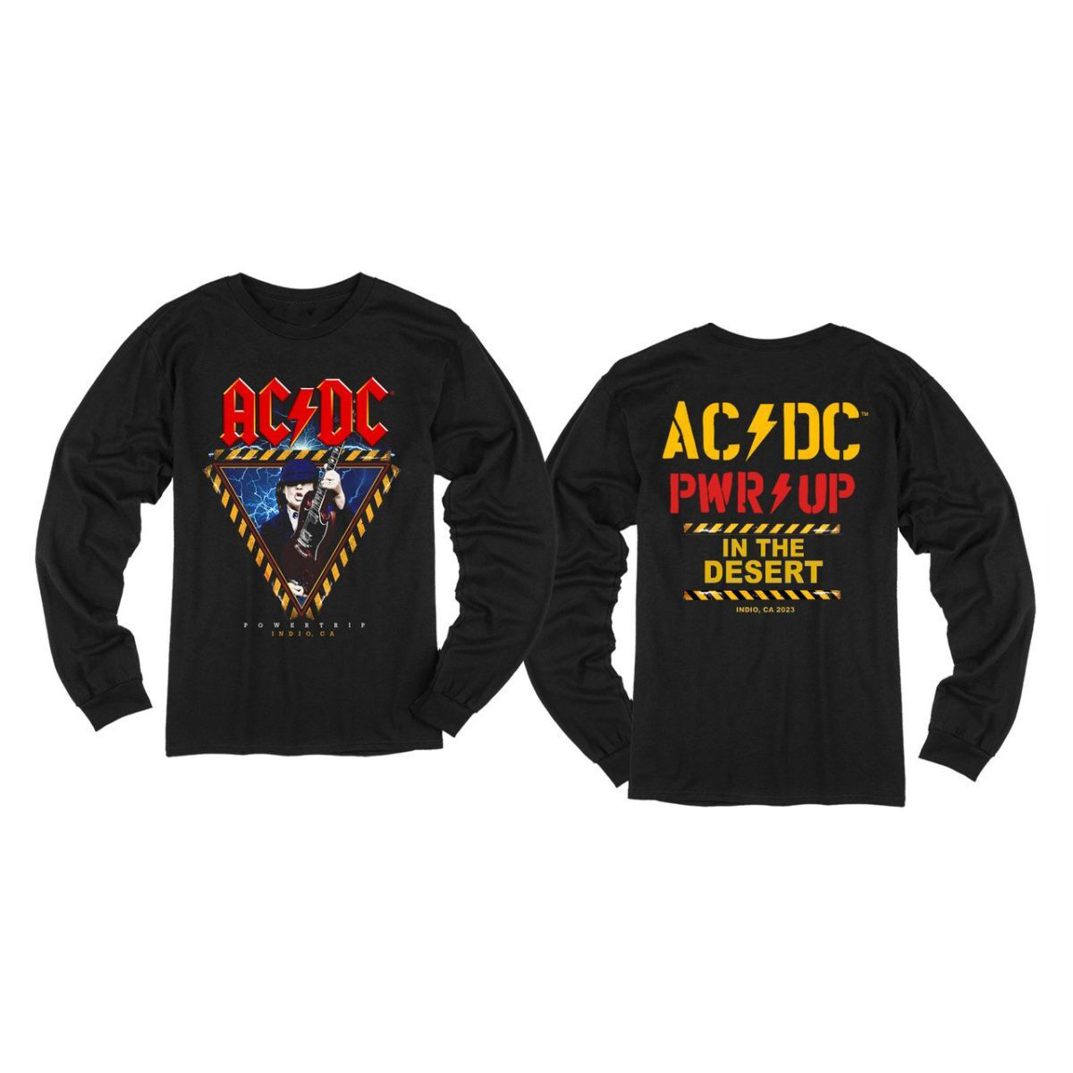 AC DC Power Trip In The Desert Event Long Sleeve Mother's Day Gifts For Wife-1
